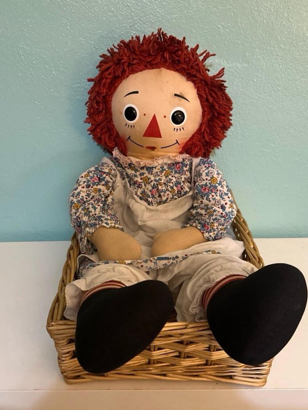 Vintage 1960's 1970s The Original Knickerbocker 32" Raggedy Ann